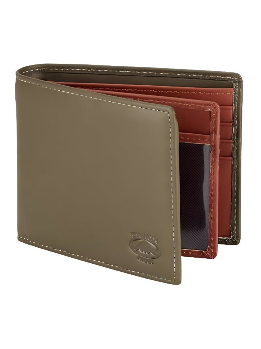 Leather Bifold Wallet for Men With ID Window and RFID Blocking